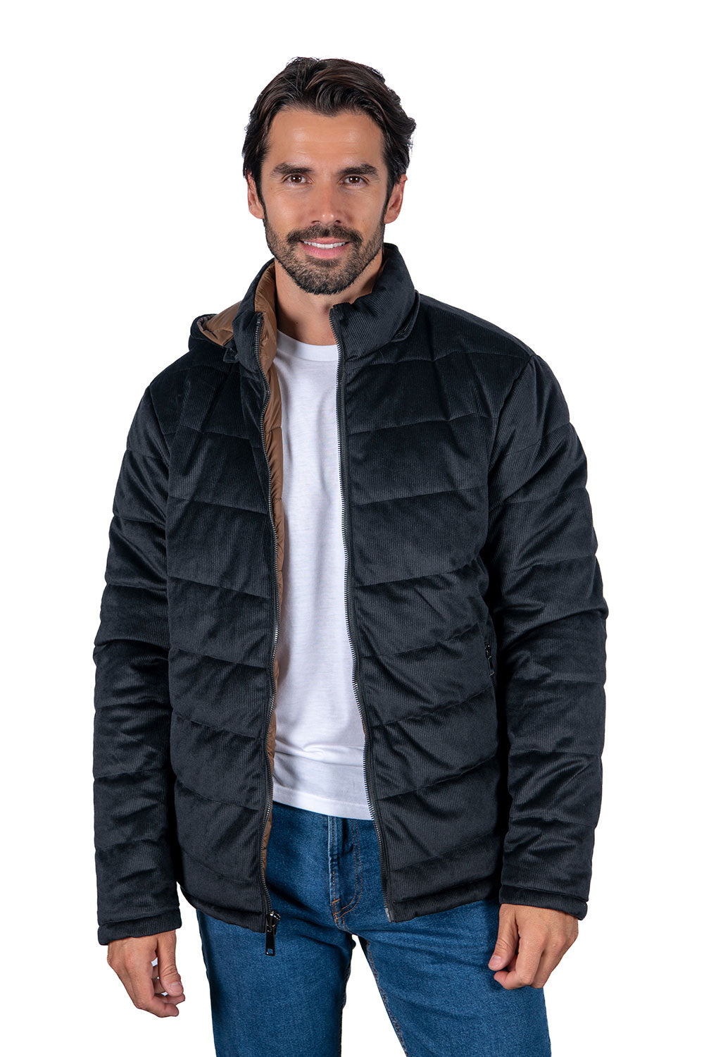 Men's Reversible Padded Jacket (S-M-L-XL-XXL / 3-7-7-4-3) 24 pcs